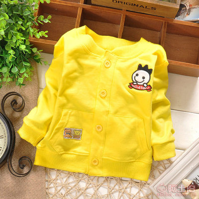 衣百分2017春季新款童裝 時尚雞冠頭開衫，特價批發直銷新選擇