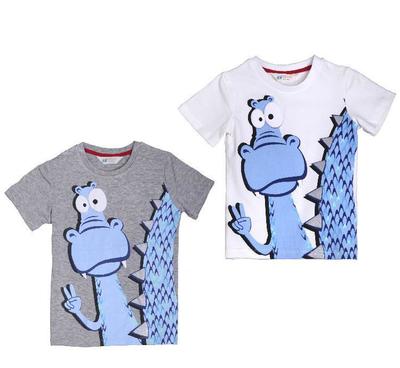 H*hm男童純棉短袖T恤 舒適、簡約的夏日必備單品